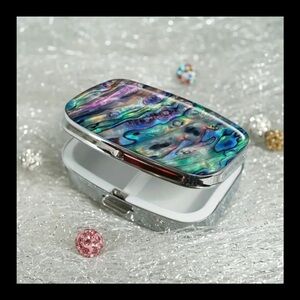 Elegant Abalone Shell Pill Box #198